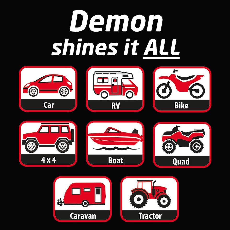 image 1 of CarPlan Demon Car Wash Detailing Active Interior Exterior Super Clean 5L