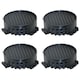 image 7 of SPARES2GO Odour Carbon Filters for Miele KWNS28462E Fridge Freezer (Pack of 4) Black