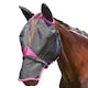 image 1 of Weatherbeeta Comfitec Deluxe Mesh Durable Horse Fly Mask With Ears & Nose - Black/Purple - Pony
