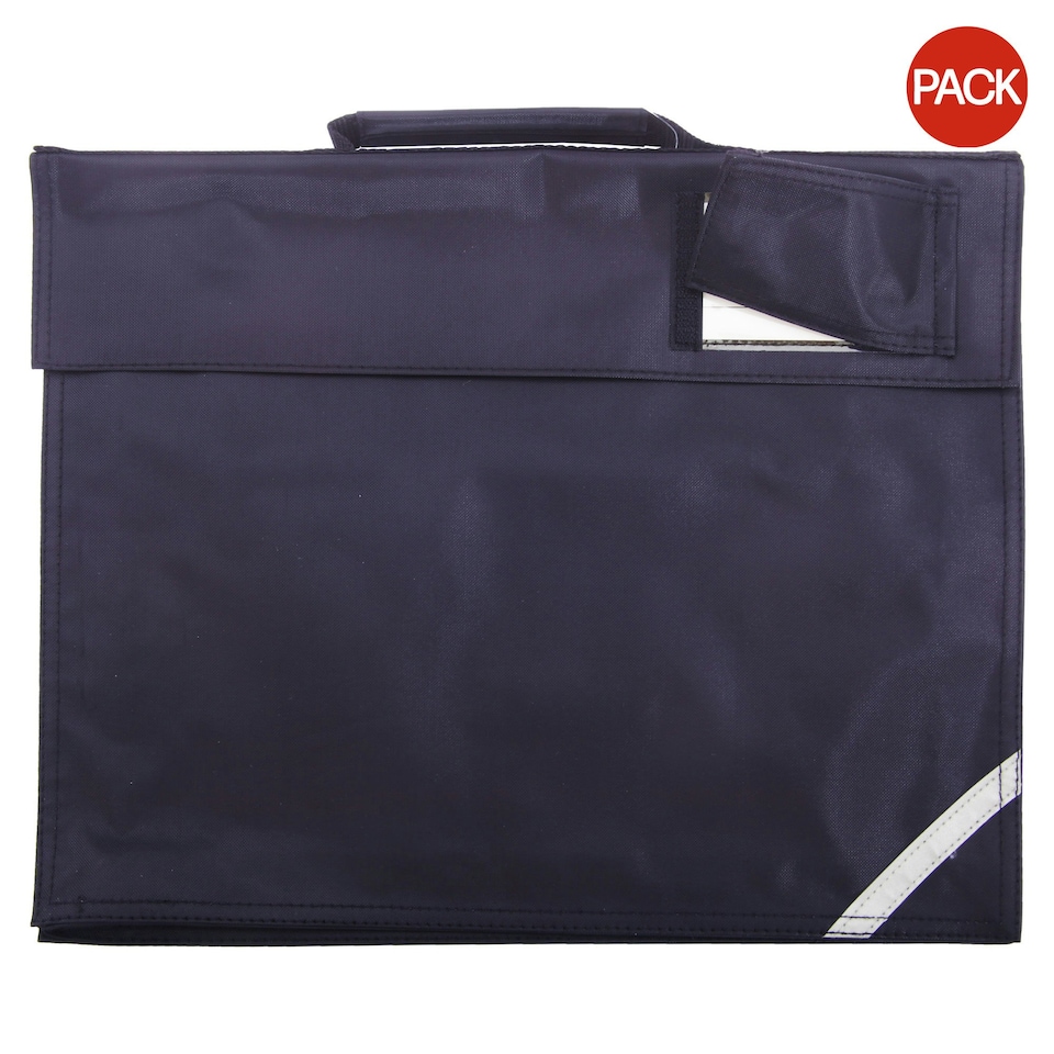 image 1 of Quadra Junior Book Bag - 5 Litres (Pack of 2) - French Navy - One Size