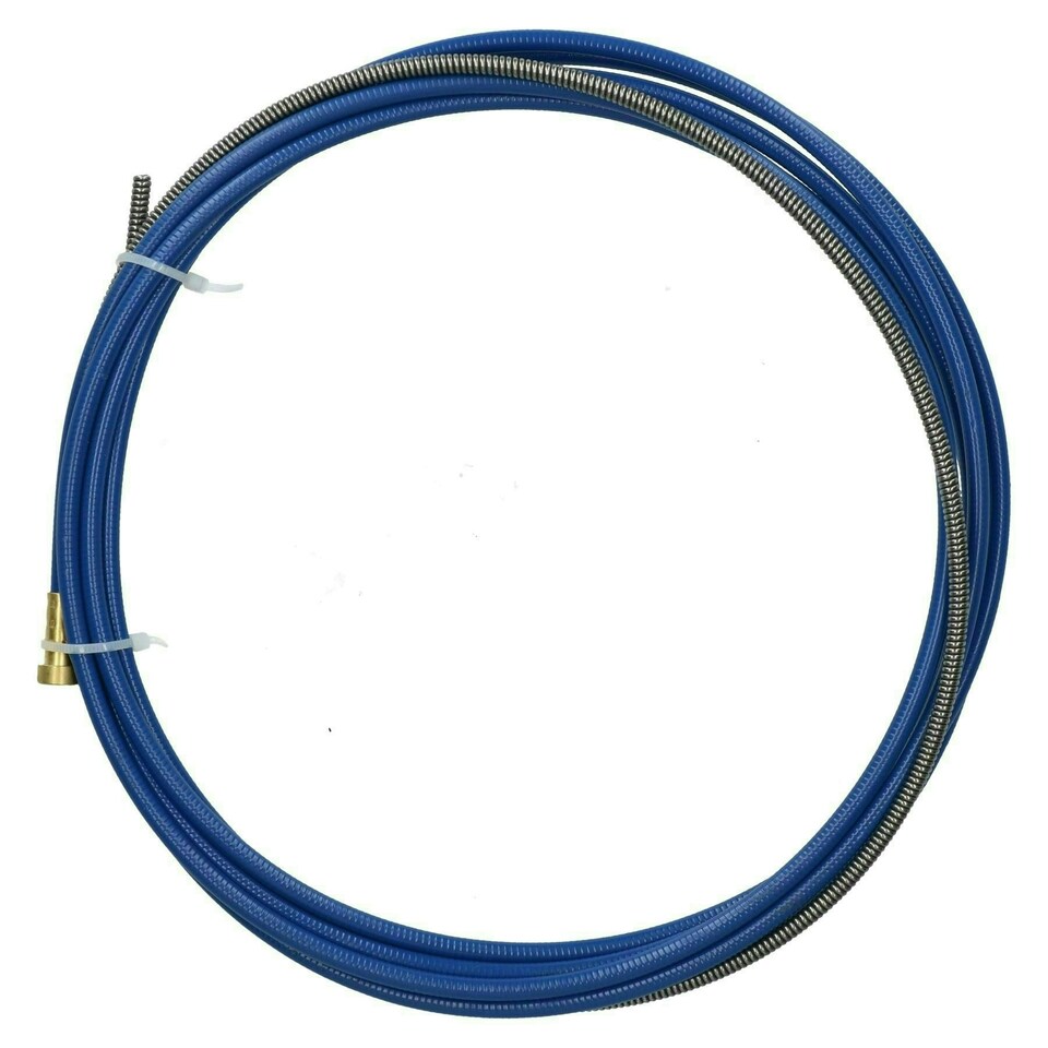 image 1 of P.C. Liner Wire 0.6 - 0.9mm x 3M Welding Blue Steel Plastic Coated MIG Torch
