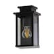 image 2 of Set of 2 Cotswold - Black Traditional Flush Outdoor Wall Lights