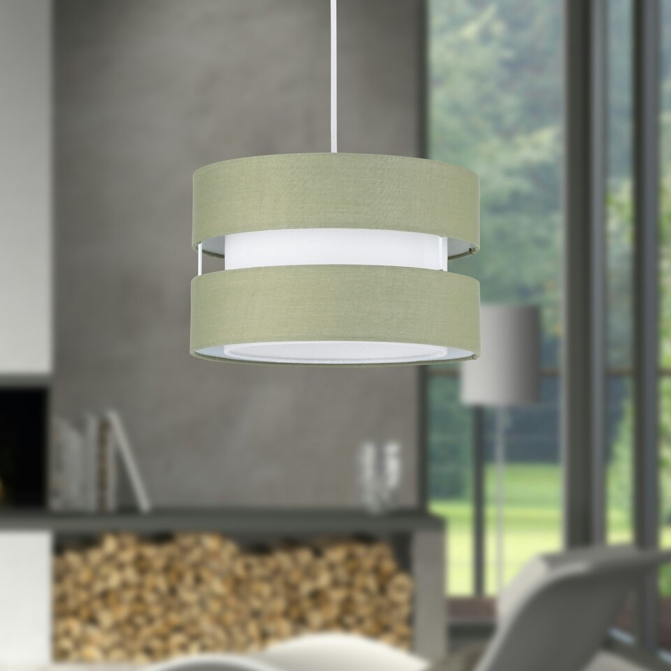 image 1 of Benni - Sage Green 26cm Pendant Shade Green
