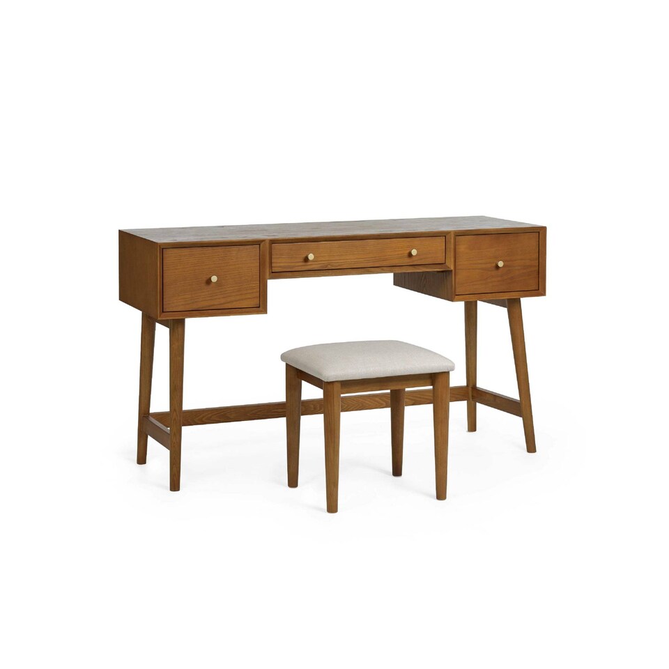 image 1 of Lowry Dressing Table And Stool Set