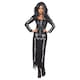 image 1 of Skeleton Tube Dress with Lace Detail Fancy Dress Costume Ladies Large - UK 16-18