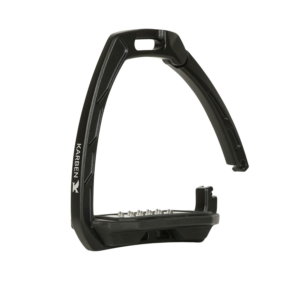 Karben Ultra Grip Horse Stirrups - Black - One Size
