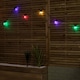 image 2 of Set of 20 Indoor Outdoor Connectable Vintage Festoon Lights with Multi-Coloured LEDs