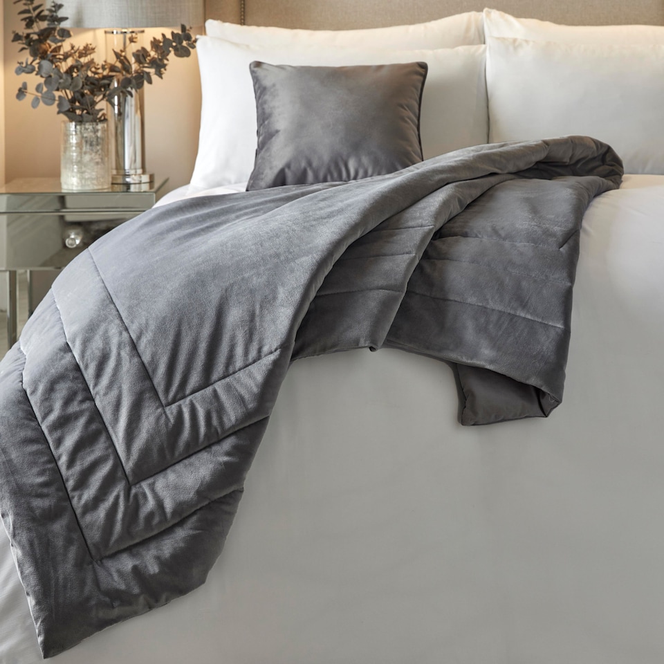 image 1 of Soiree Melanie Bedspread Slate