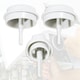 image 9 of SPARES2GO Control Knobs Kit for Vaillant ecoTEC Plus VIH VU VUI VUW Boiler (Pack of 3)