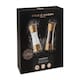 image 1 of Cole & Mason Gourmet Precision+ Derwent 190mm Clear & Matt Gold Salt & Pepper Mill Gift Set
