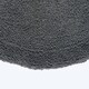 image 2 of Homescapes Luxury Reversible Round Bath Mat - Grey Grey