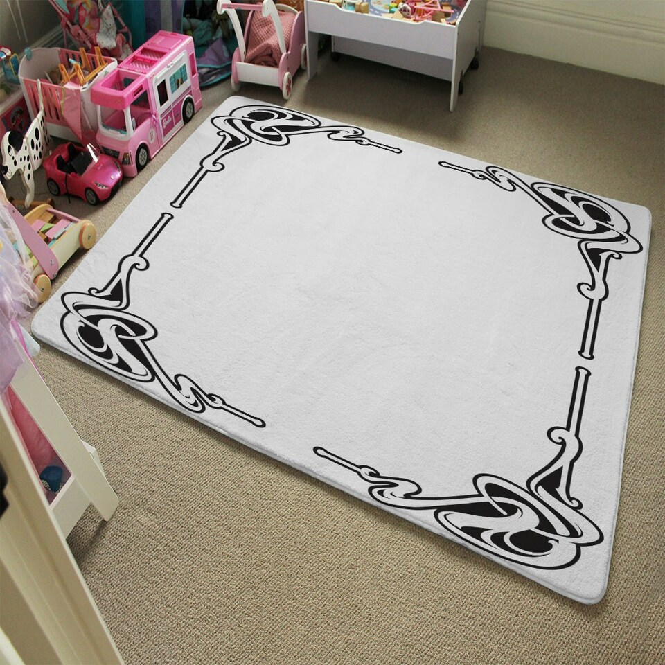 image 1 of Decorative Border (Rug) Multi | Medium: 80x150cm