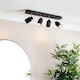 image 2 of BHS Hector Bathroom Ceiling Spotlight Bar | Black | Matte Black | 1