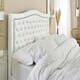 image 4 of Saturn Plush King Bed Frame - White