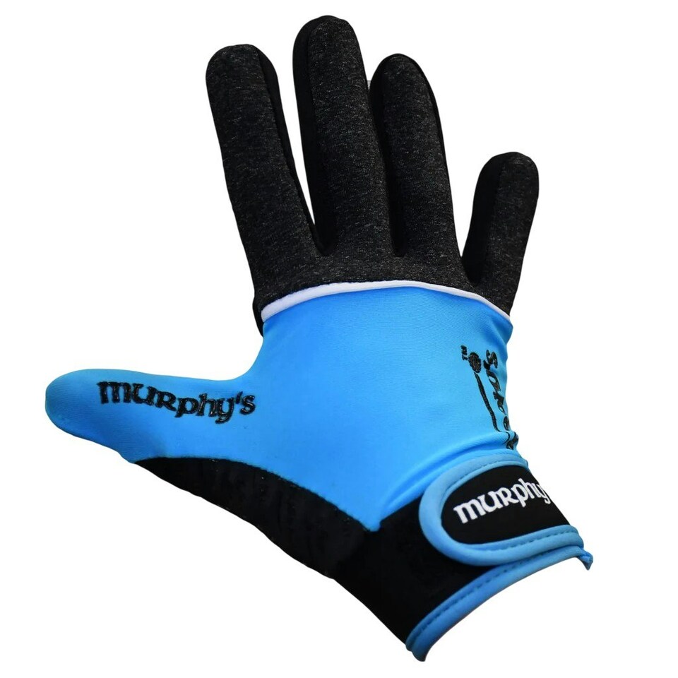 Murphys Childrens/Kids V2 Gaelic Gloves - Grey/Sky Blue/White - 5