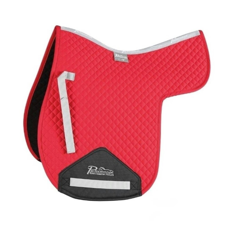 Performance Horse Numnah - Deep Red - 17in - 18in