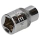image 3 of E10 Female Torx Socket Star Bit 3/8" Drive Standard External Chrome Vanadium