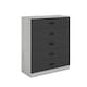 image 1 of Ash Grey 5-Drawer Chest Cabinet | Grey | 1