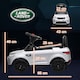 image 5 of AIYAPLAY Land Rover Licensed 6V Kids Electric Ride On Car, 2-in-1 Sliding Car, Battery Powered Car with Headlights, Music, Horn, for 18-60 Months, White