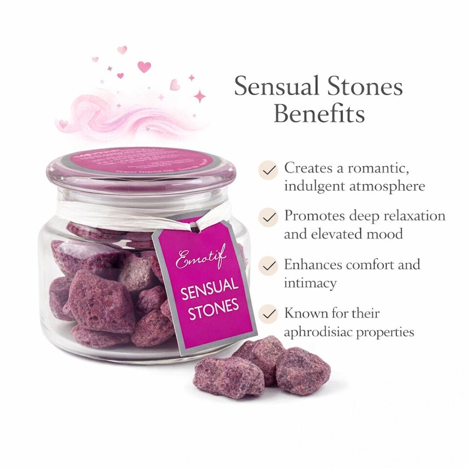 image 1 of CorinCraft Natural Aromatherapy Lava Stones - Sensual
