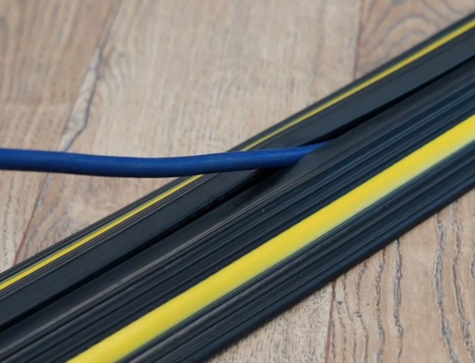 image 1 of The Ramp People Cable Protector - Rubber 2000kg Protect Electrical Cables, Wires, EV Charging Cables