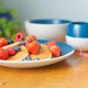 image 5 of Nicola Spring Dipped Stoneware Dinner Plates - 26.5cm - Navy - Pack of 4 Blue