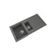 image 1 of Balterley 100cm Kitchen 1.5 Bowl Composite Inset Sink with Overflow & Reversible Drainer