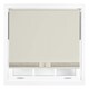 image 2 of FURNISHED Blackout Roller Blinds with Diamante Trim and Bow Cut to Size | Cream | Cream | (W) 120cm x (L) 210cm