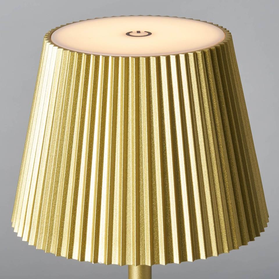 image 1 of BHS Esther Rechargeable Table Lamp | Gold | Gold | 1
