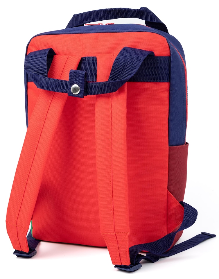 image 1 of Harry Potter Kids Backpack Set | 4 Piece Multicoloured Rucksack Set with School Bag, Pencil Case, Lunch Bag & Water Bottle For Boys & Girls | Hogwarts Matching Bundle | Childrens Back to School Gifts | Red | Red Green Blue