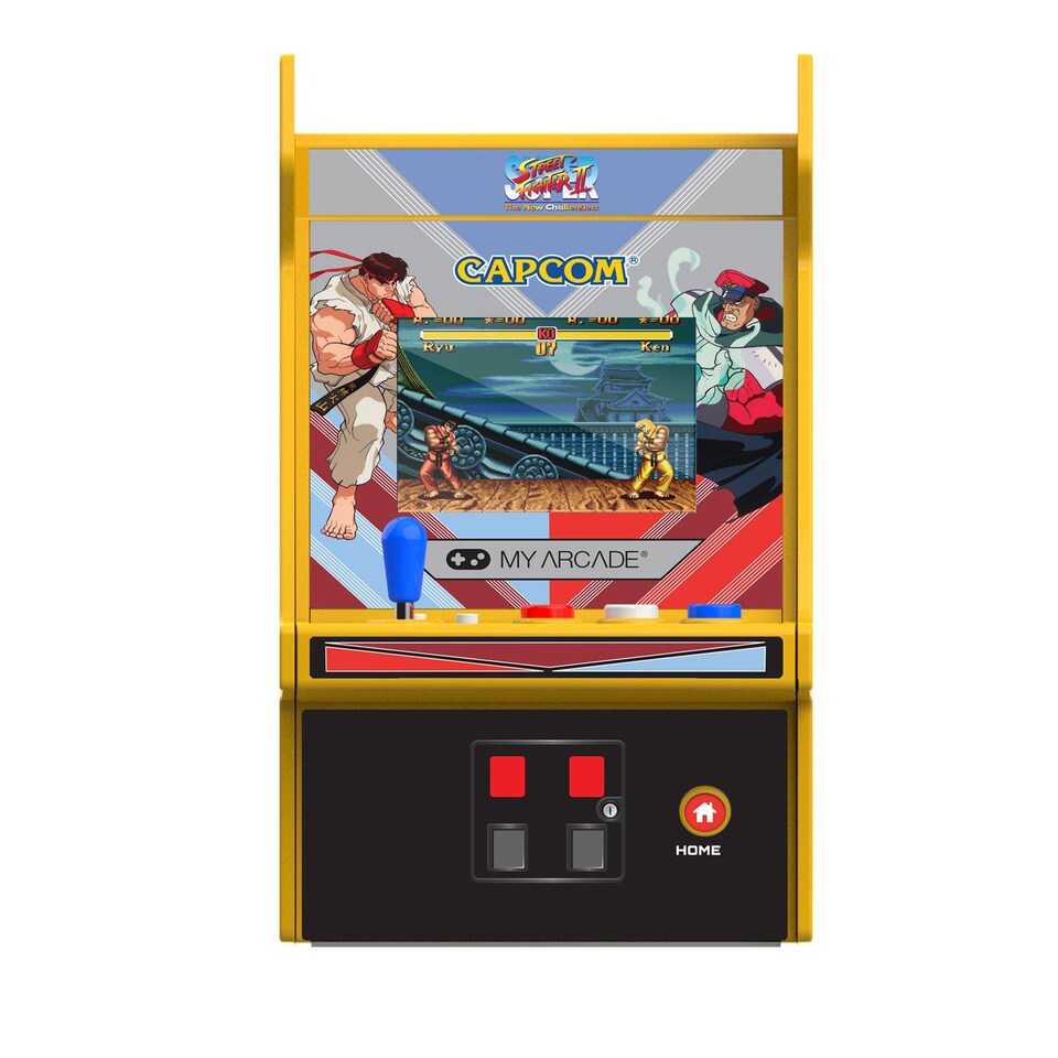 image 1 of Super Street Fighter II Micro Player Pro 6.7" Portable Retro Arcade (2 Games in 1)