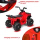 image 8 of COSTWAY Kids Ride-On Car 6V Battery Powered ATV Red