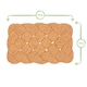 image 3 of Nicola Spring Natural Coir Knotted Door Mat - 68cm x 43cm
