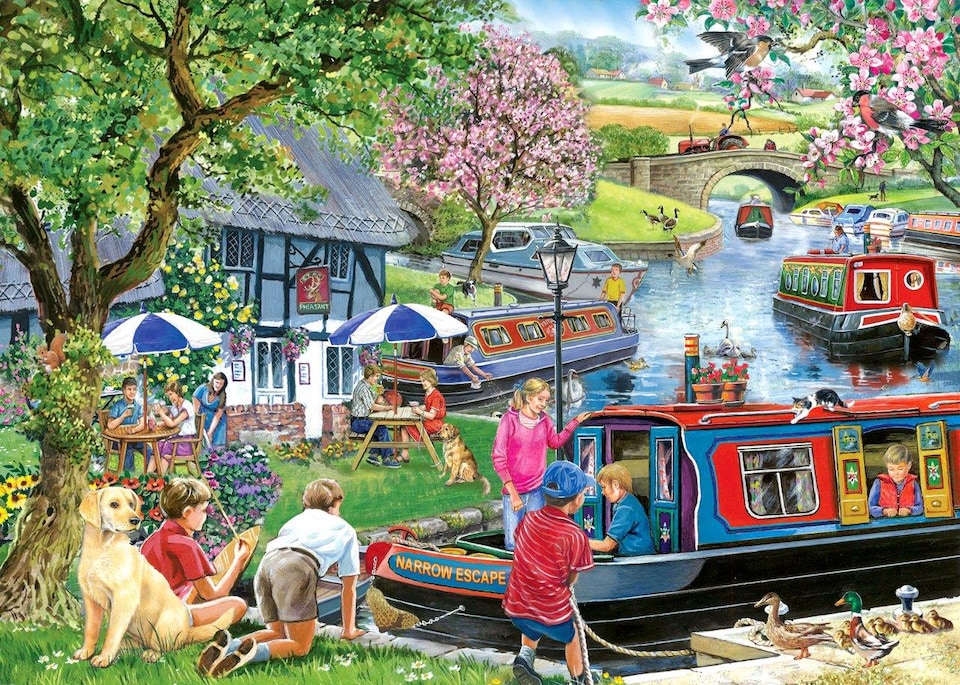 image 1 of Narrow Escape 1000 Piece Jigsaw Puzzle