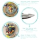 image 2 of Argon Tableware Round Stainless Steel Serving Tray - 35.5cm N/A
