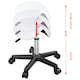image 3 of Yaheetech Adjustable Salon Chair for Massage | White