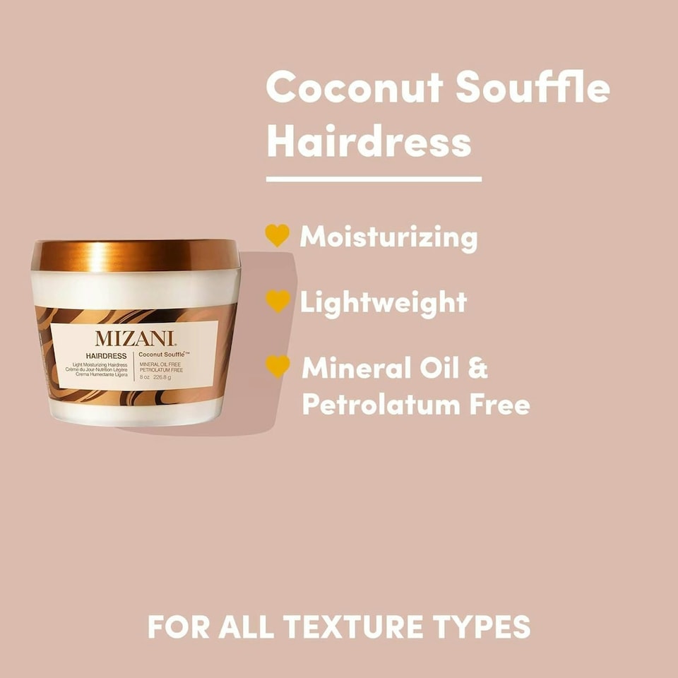 image 1 of Mizani Hairdress Coconut Souffle Leave in Conditioner Treatment 226g