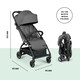 image 3 of Aries Max Autofold Stroller - Feather-Light Design, Multi-Position Recline, Handy Auto-Fold, Birth to 22kg, UPF 50+ Hood & More (Graphite Grey)