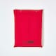 image 5 of Homescapes Red Egyptian Cotton Flat Sheet 200 TC, Single Red | Single