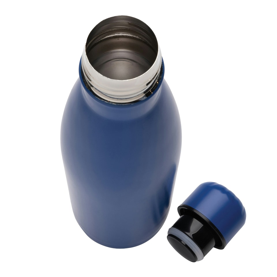 image 1 of XD Collection Eureka Recycled Stainless Steel 500ml Water Bottle - Blue - One Size Blue | One Size