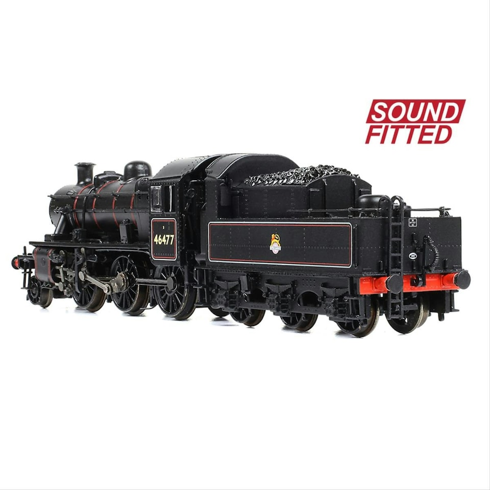image 1 of Graham Farish 2MT 46477 BR Lined Early Black (DCC-Sound)