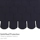image 9 of Premium Asphalt Roof Shingles - Fish Scales Design 80 x 31.5 cm Weather Resistant Roofing Felt (25 Pcs)