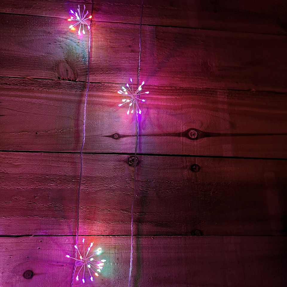 image 1 of Premier Micro Brights Rainbow Starburst 400 Multi Action Christmas LEDs with Timer