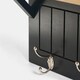 image 5 of OHS Wall Shelf Coat Rack Wood Effect Floating Display Unit