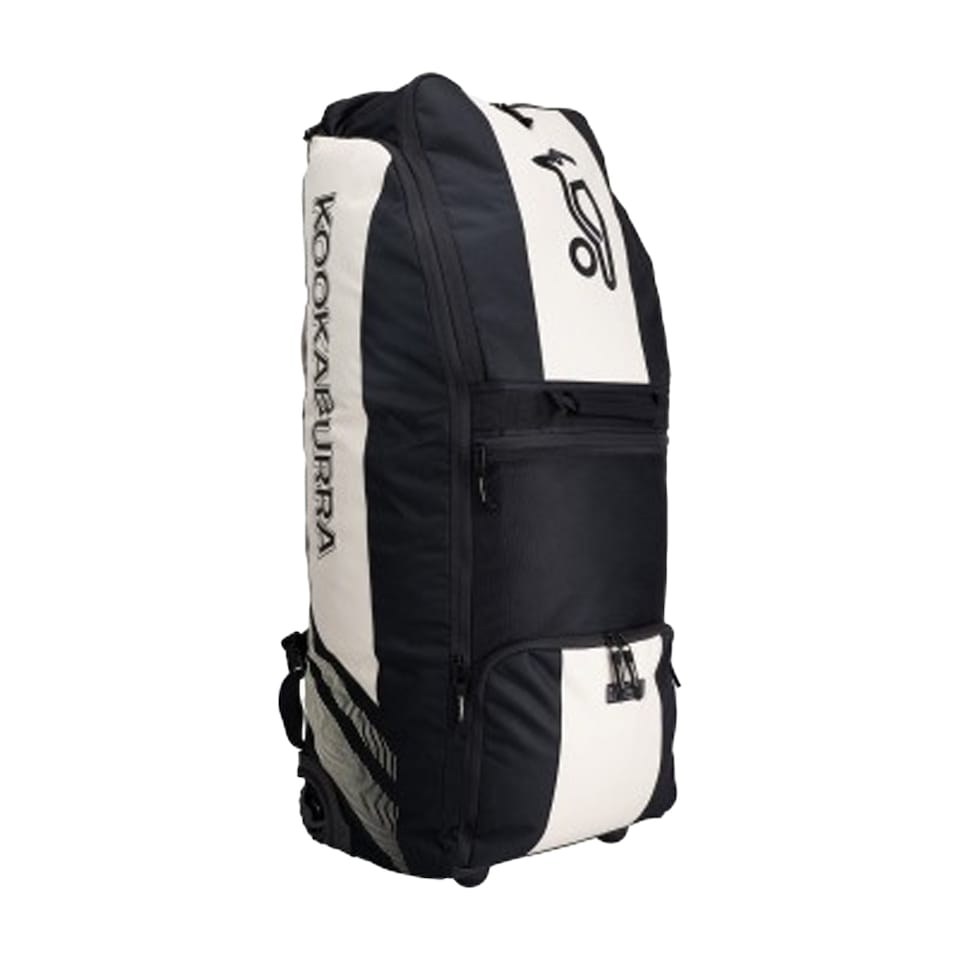 image 1 of Kookaburra 2026 WD2000 Wheelie Duffle Bag | Black | Black/Bone | One Size | 1