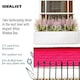 image 4 of Window Box Light Concrete White Garden Planter L80 W17 H17.5 cm, 24 ltrs Cap.