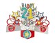 image 2 of Second Nature Pop Ups 21St Birthday Card