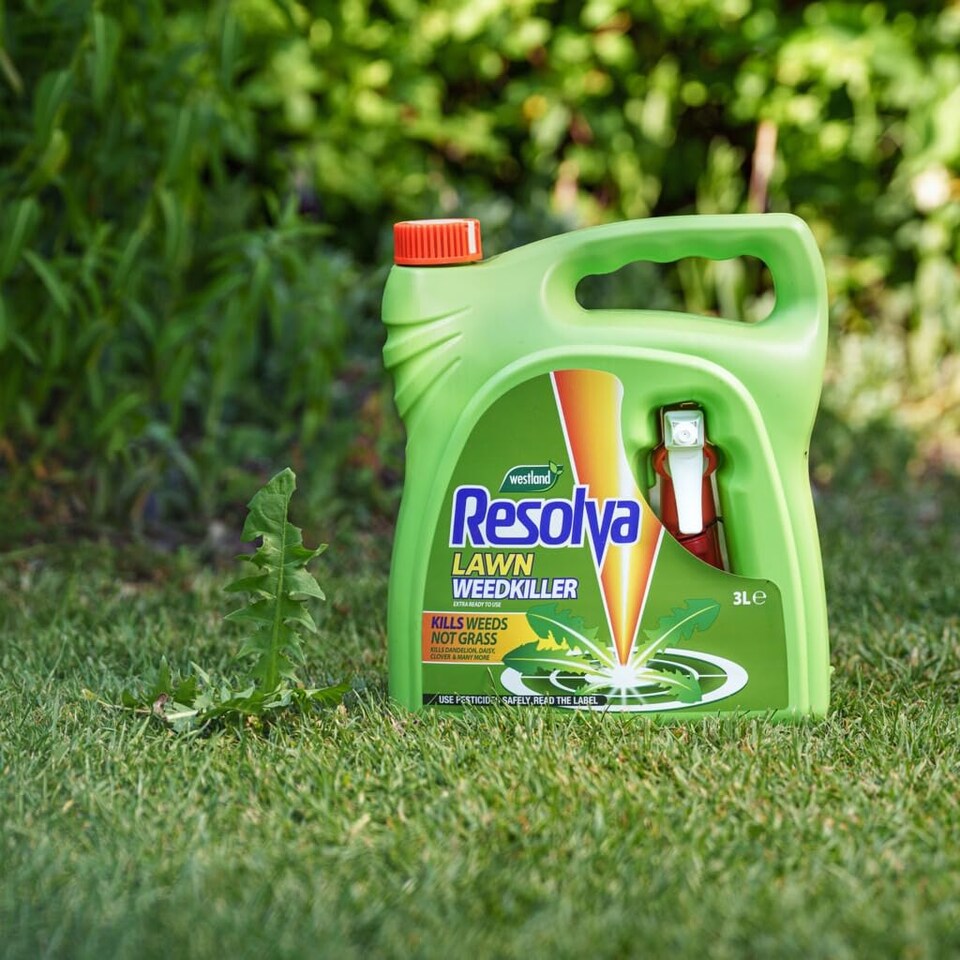 image 1 of Resolva Lawn Weedkiller Extra 3L RTU Ready to Use | Selective | Controls Dandelions, Clover & Plantain | Does Not Harm Grass | 3L RTU