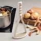 image 8 of Zeal Flexitech Silicone Potato Masher, Red