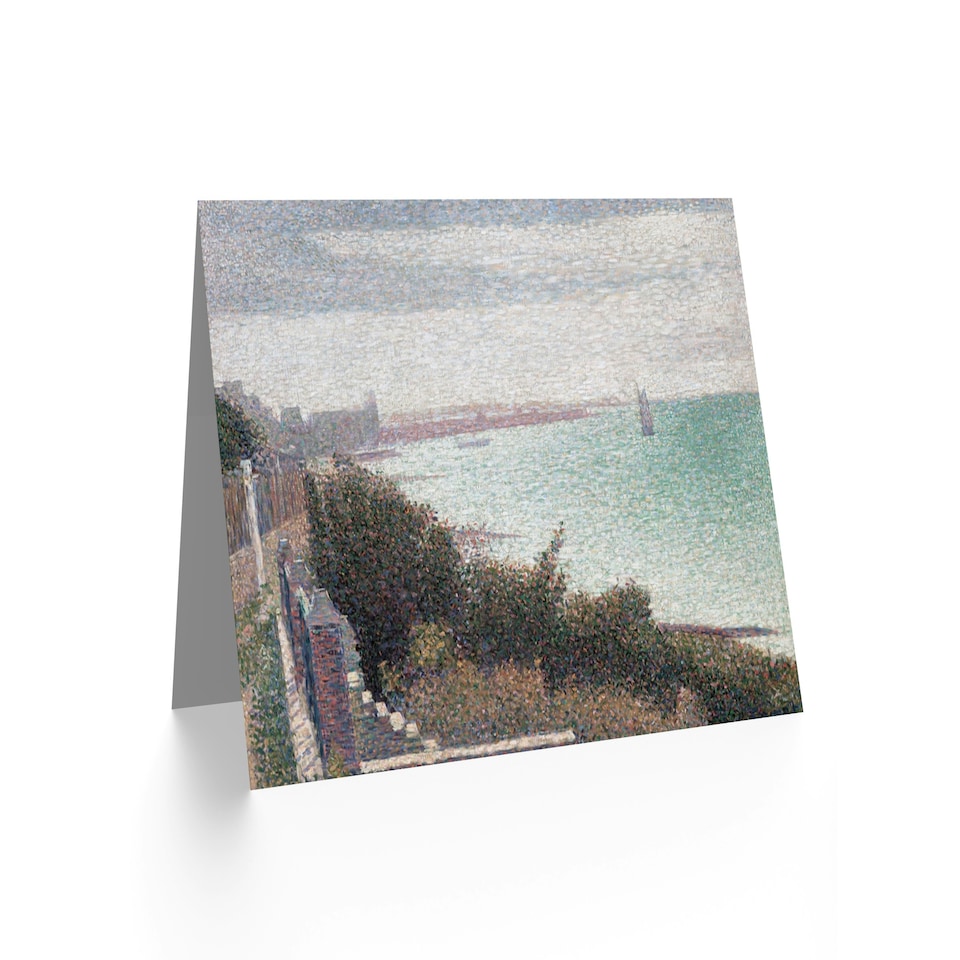 image 1 of Georges Pierre Seurat Grandcamp Un Soir Art Card